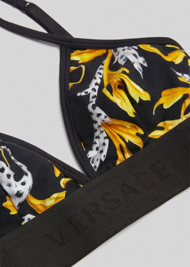 VERSACE Acanthus Print Bralette outlook