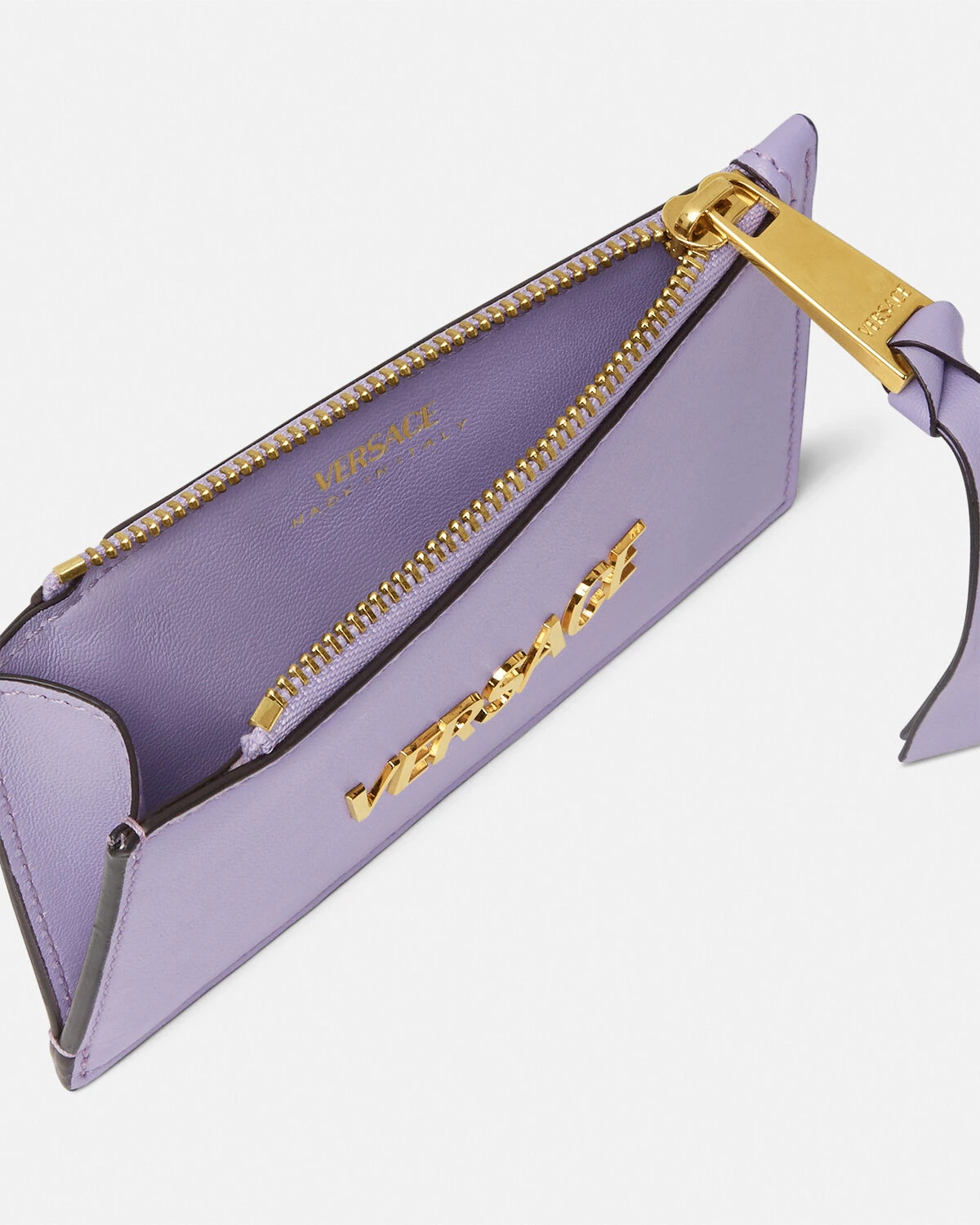Versace Tag Zip Card Holder - 2