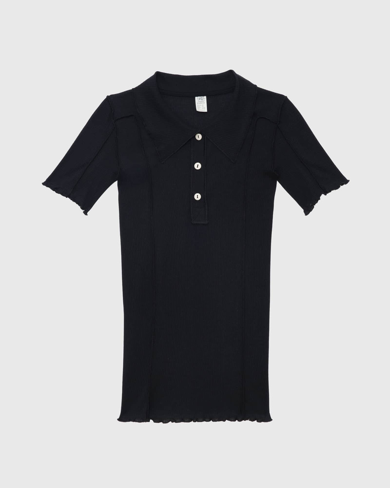 Omato Polo Tee Shirt - Organic Cotton Rib 6