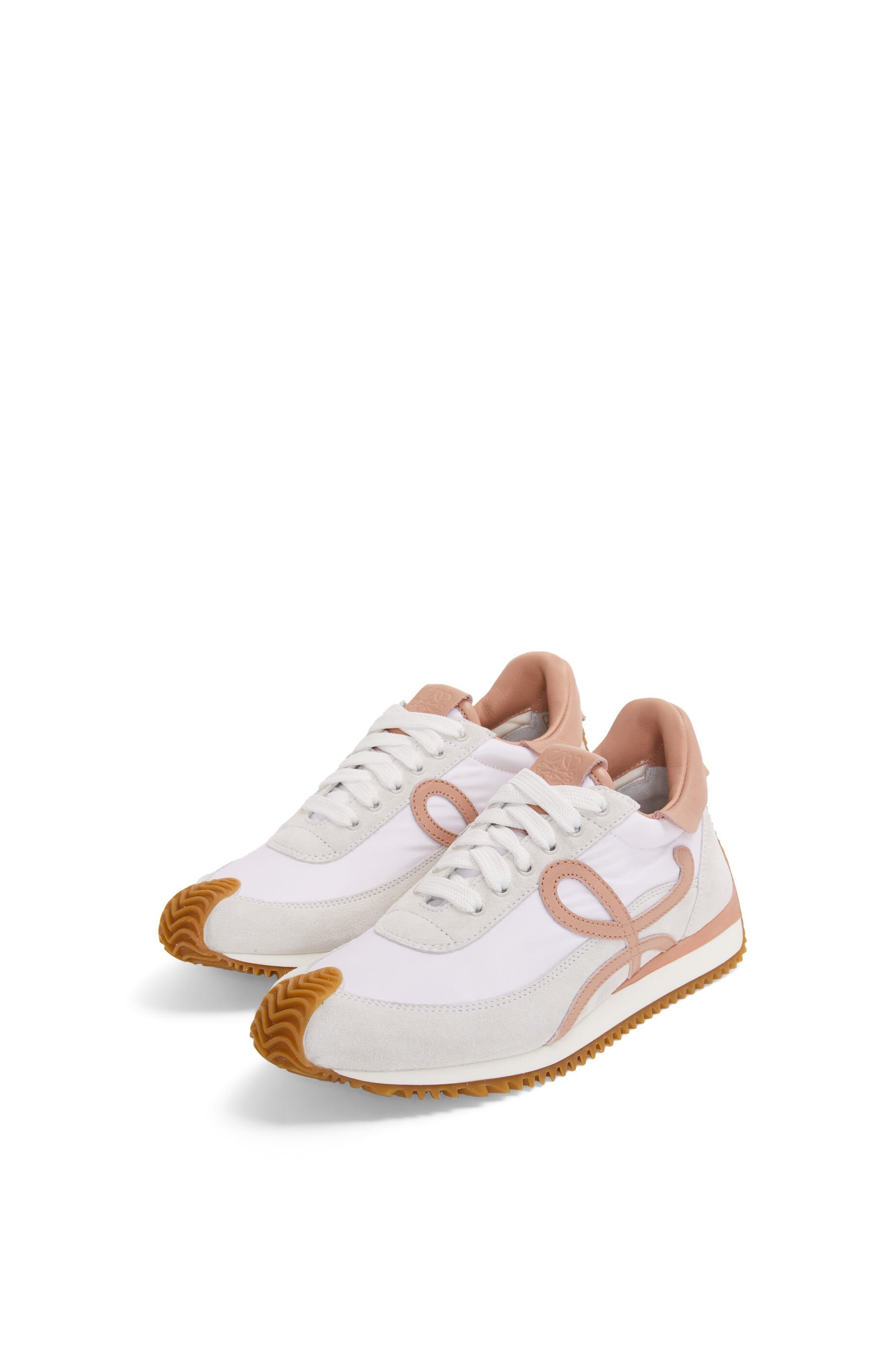 Flow runner in nylon and suede - 3