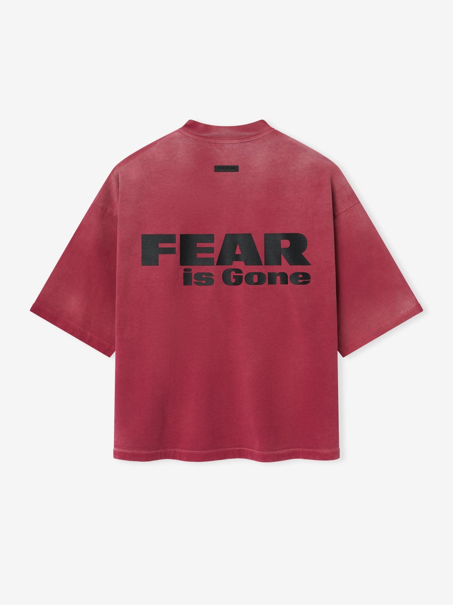 Relaxed "Fear Is Gone" Tee - 2
