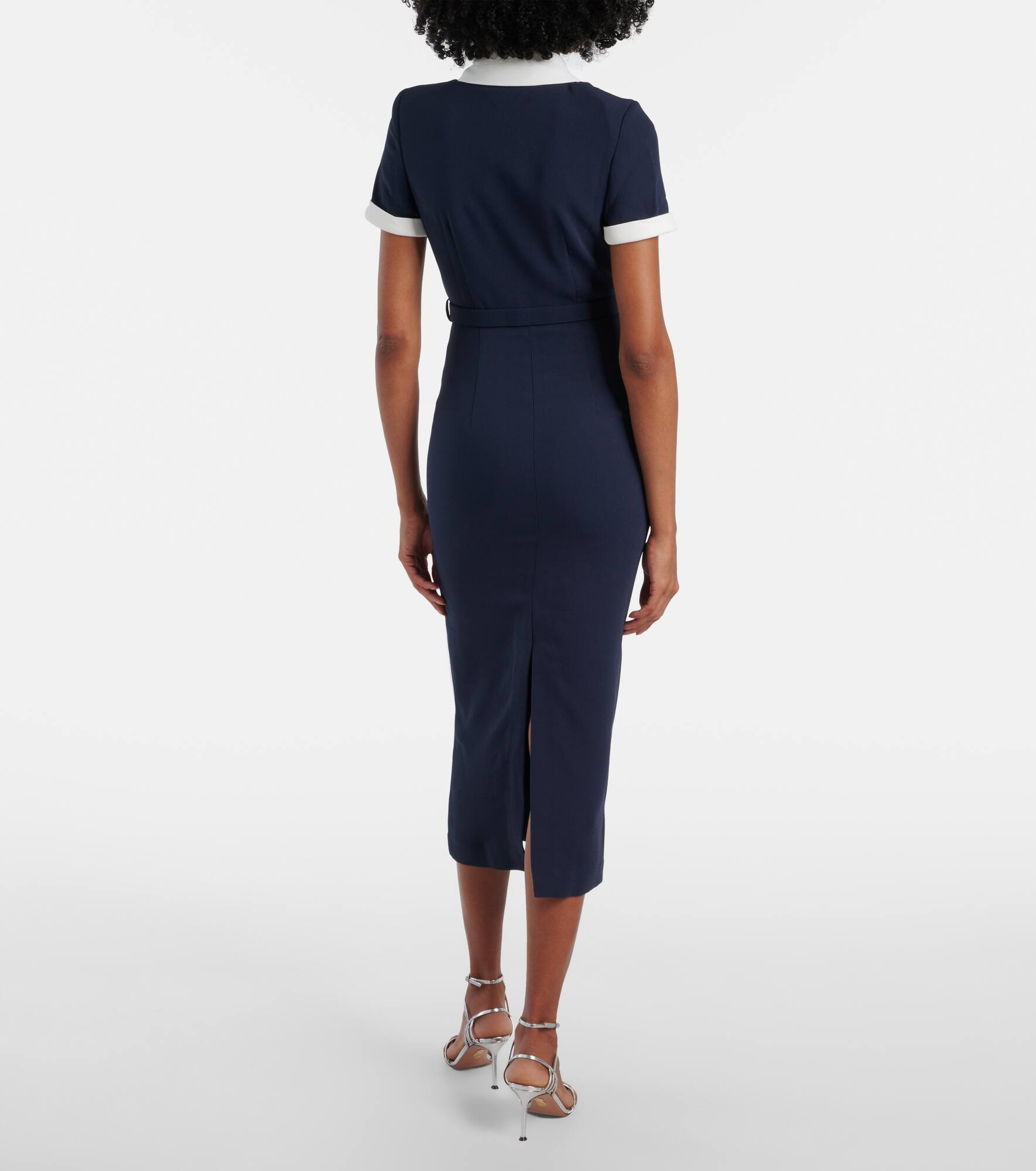 Belted midi dress - 3