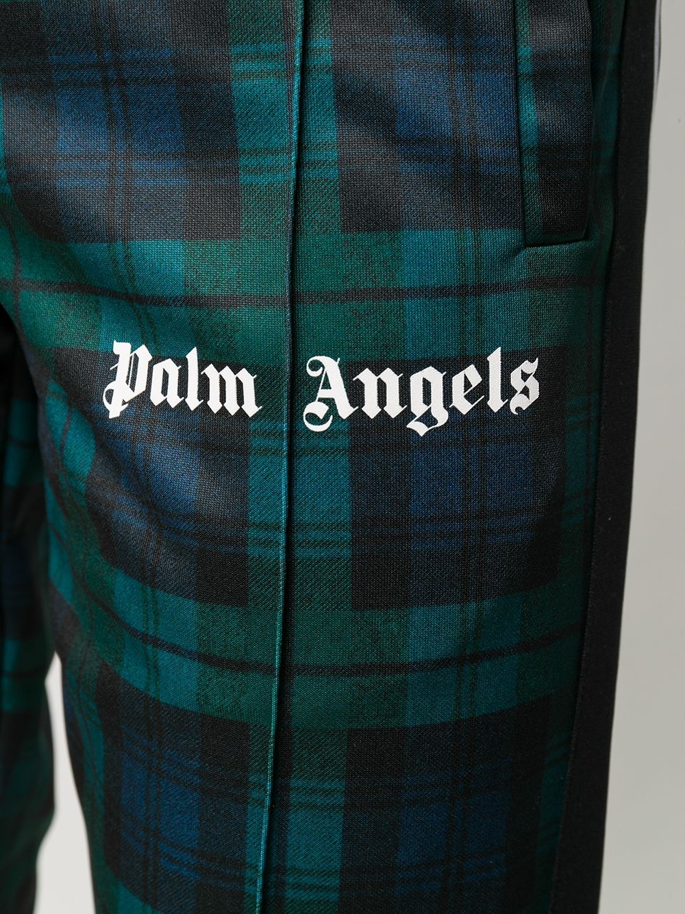 tartan-print track pants - 5