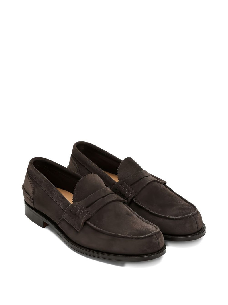 Church's notched suede loafers outlook