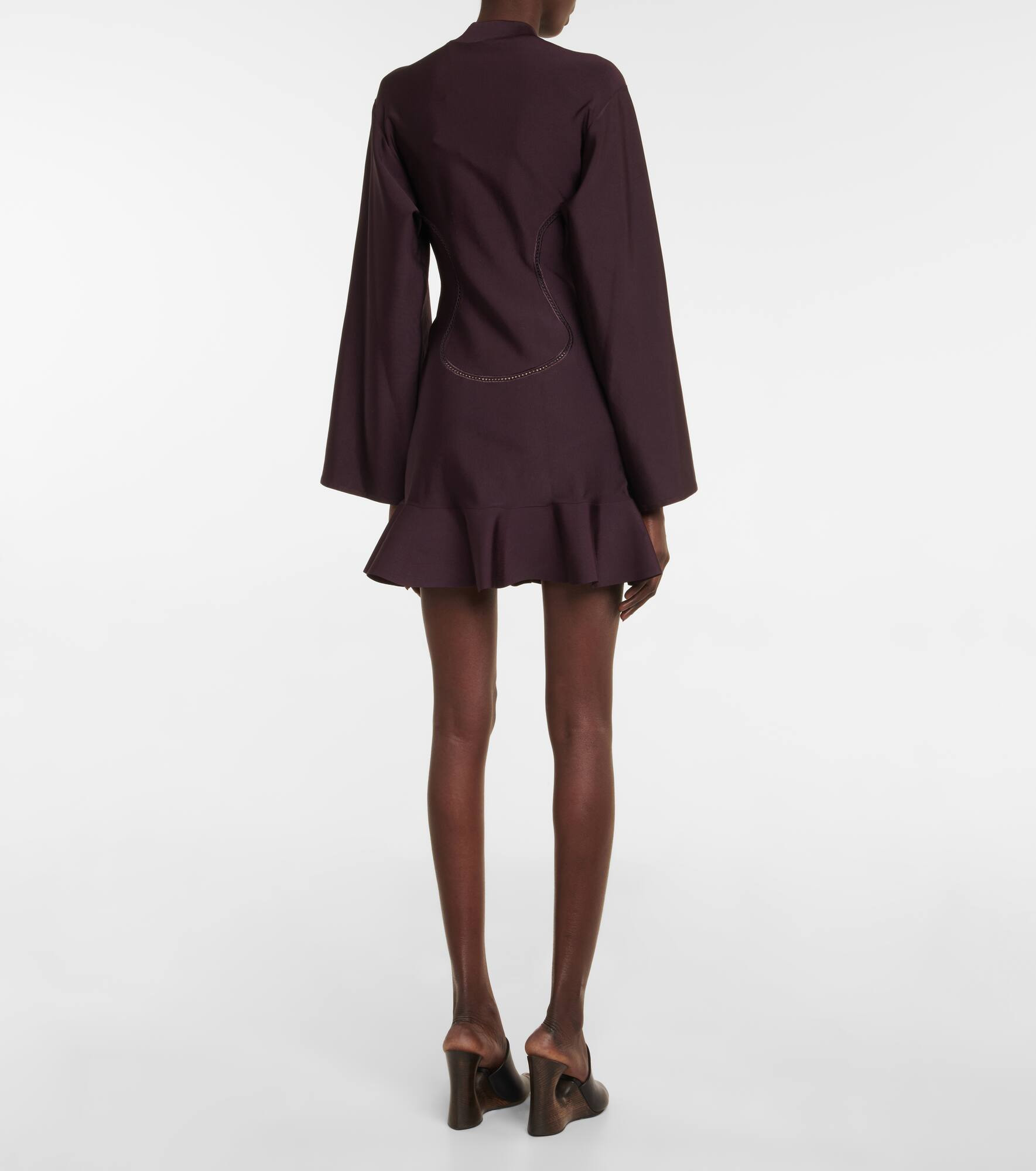 Ruffle-trimmed minidress - 3