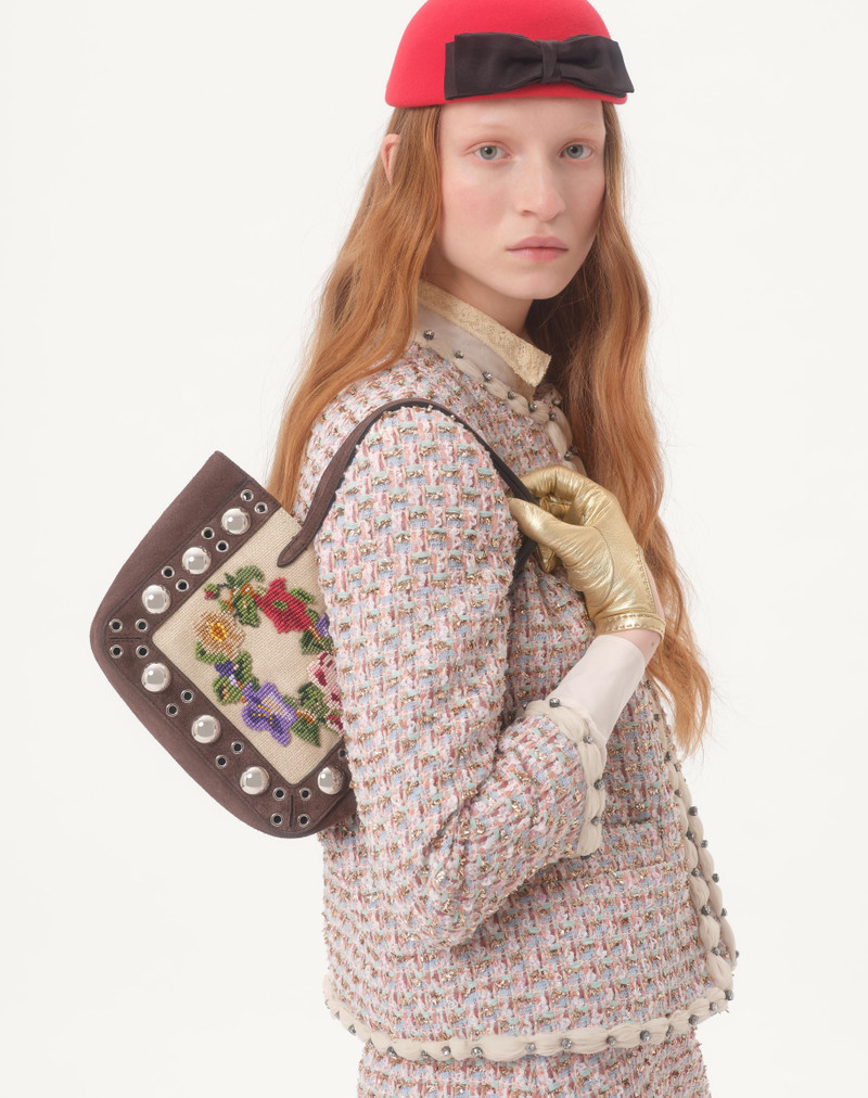 EMBROIDERED RIBBON TWEED JACKET 3