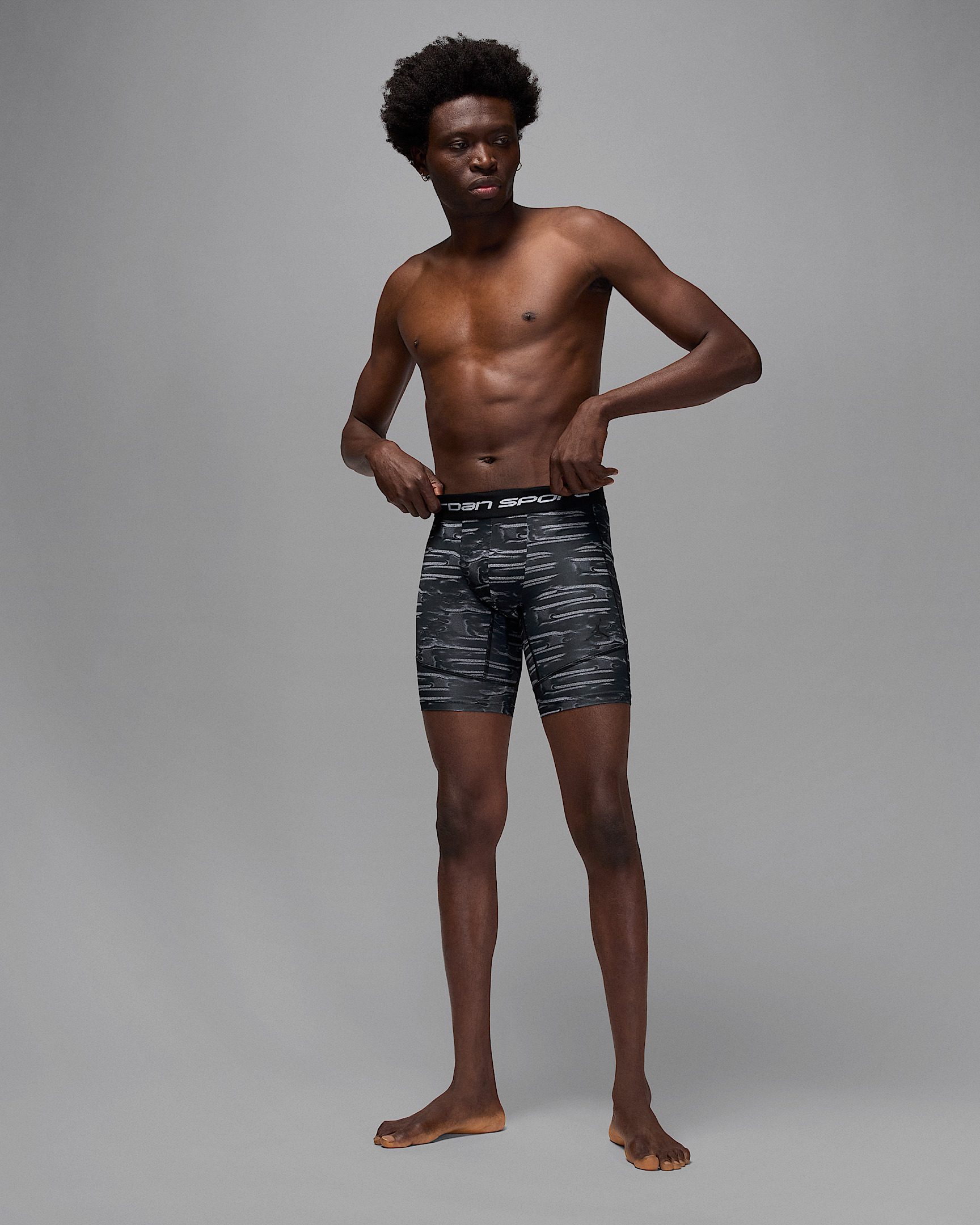Jordan Sport Men's Dri-FIT Printed Base Layer Shorts - 6