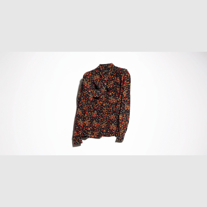 GUCCI Printed silk shirt outlook