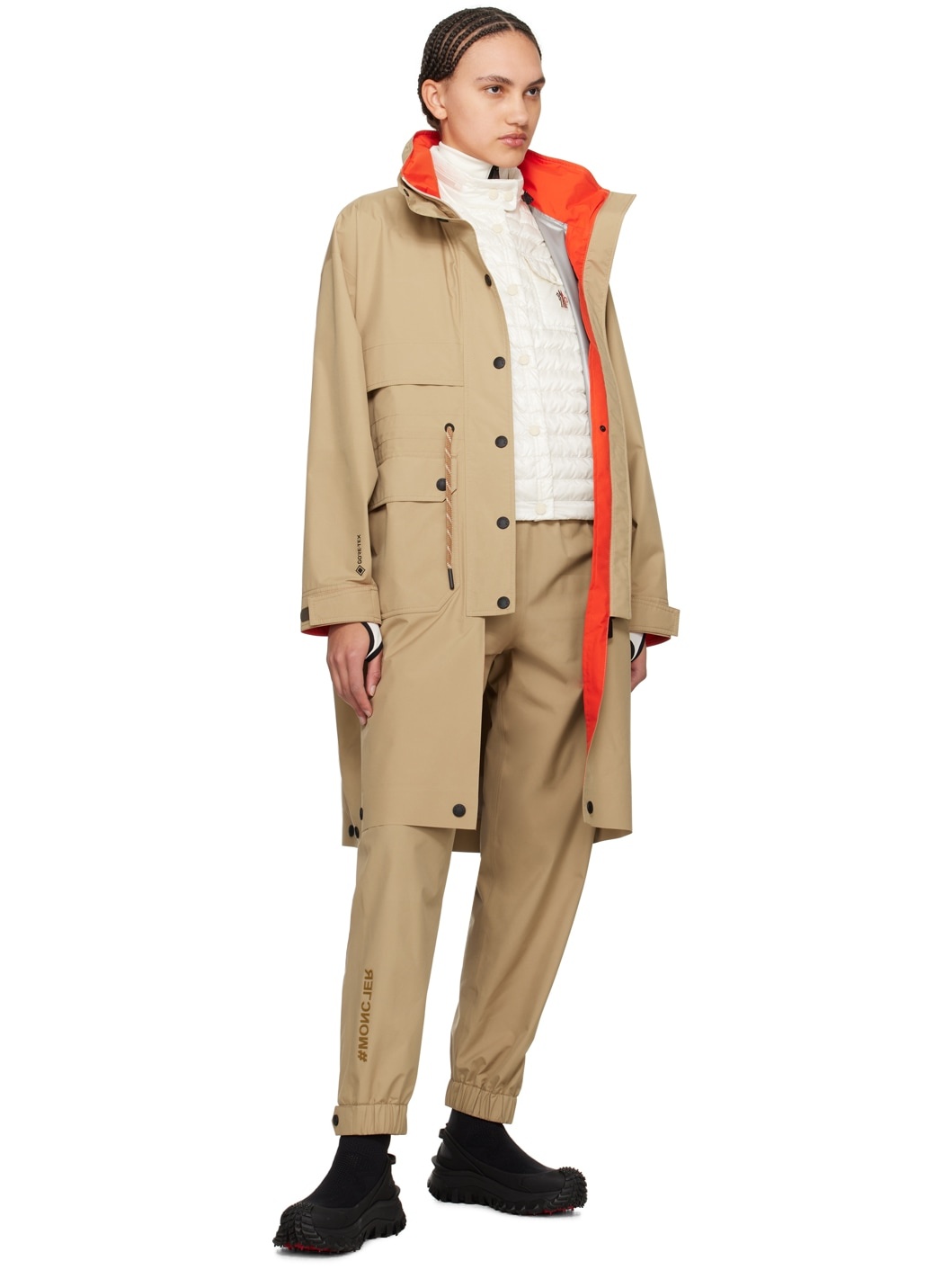 Beige Bonded Lounge Pants - 4