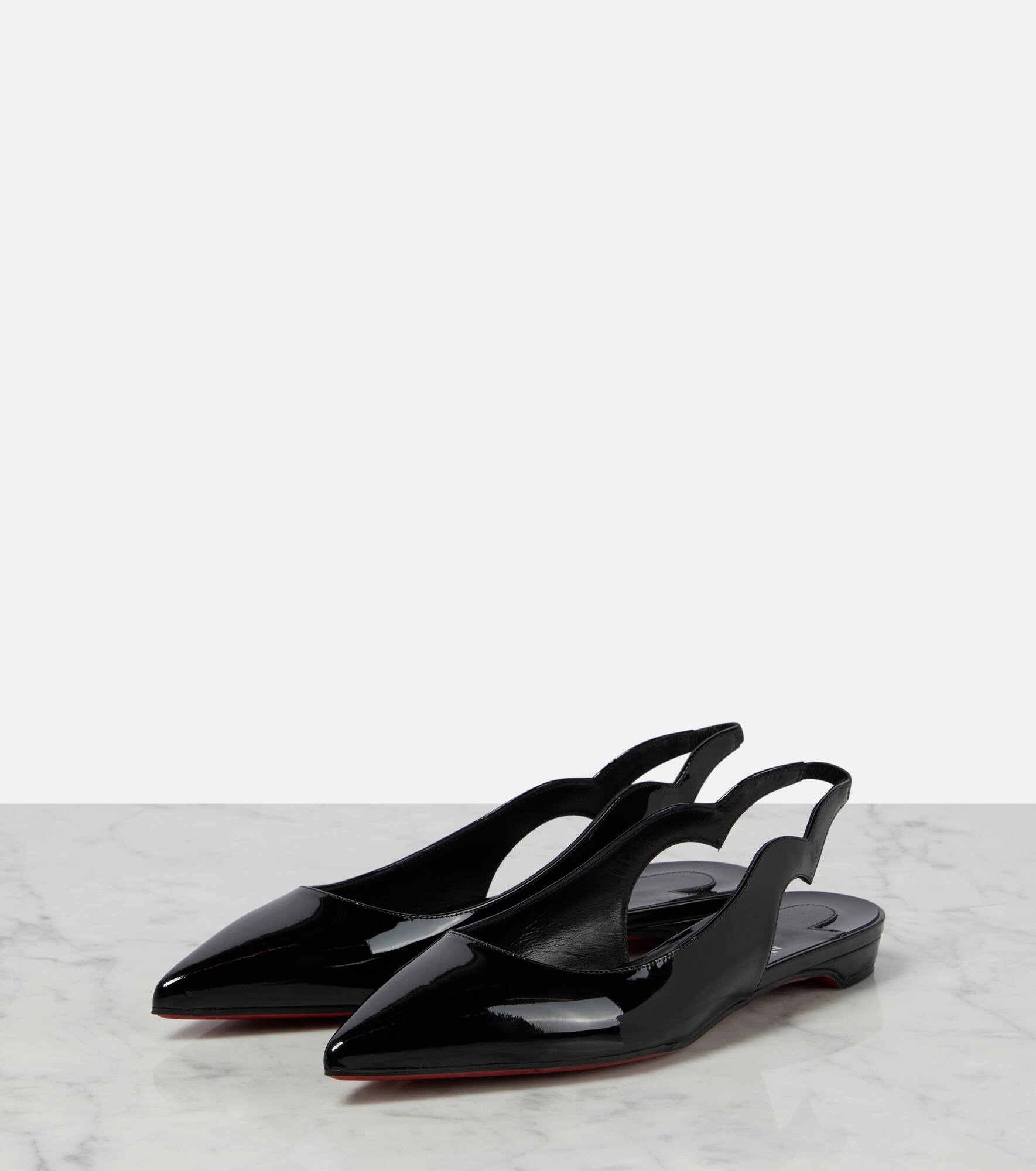 Hot Chickita Sling patent leather ballet flats - 5
