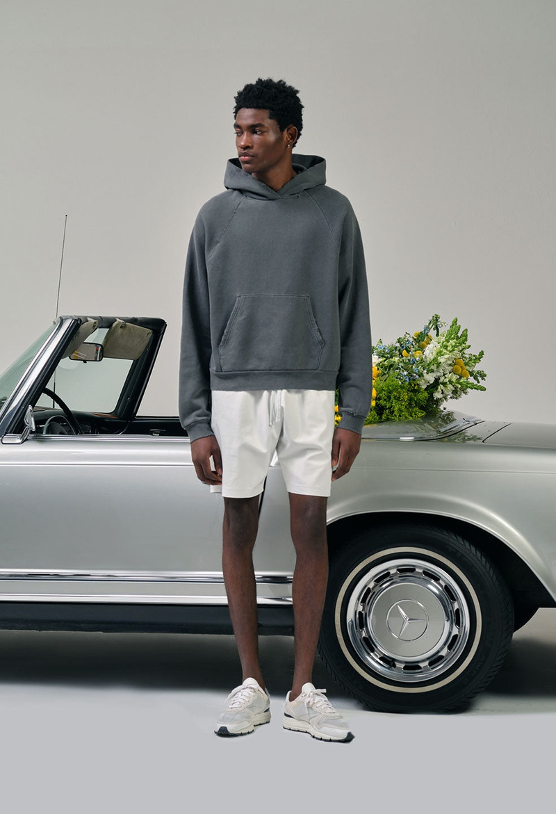 John Elliott FOLSOM CROPPED HOODIE outlook