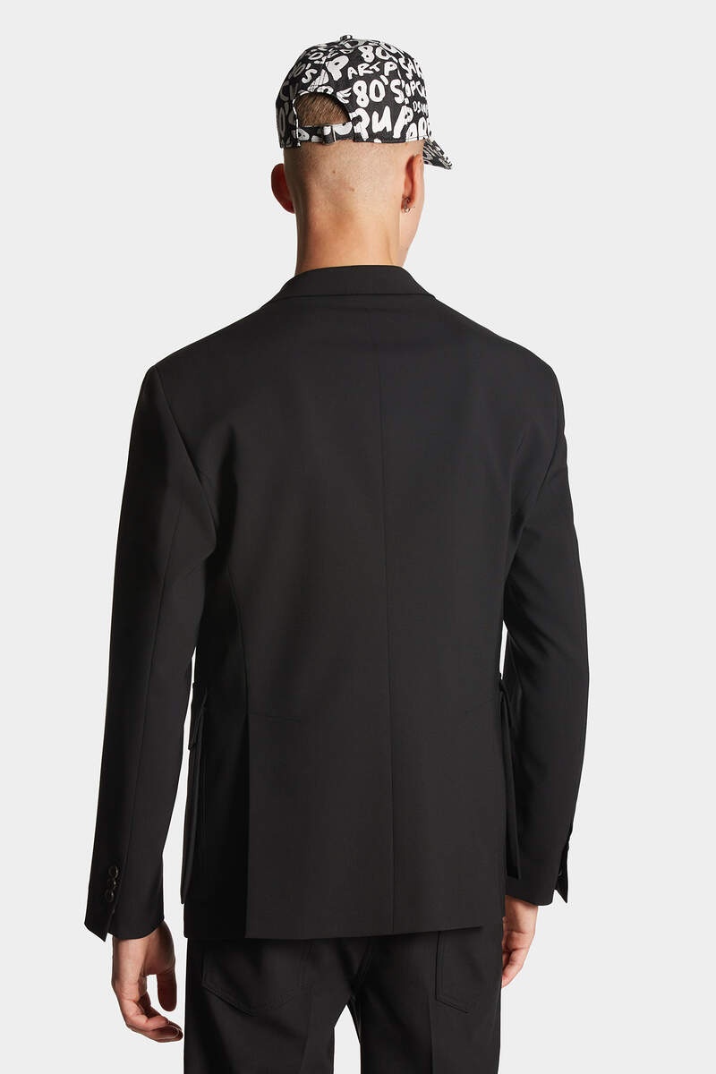 BLACK UTILITY BLAZER - 4