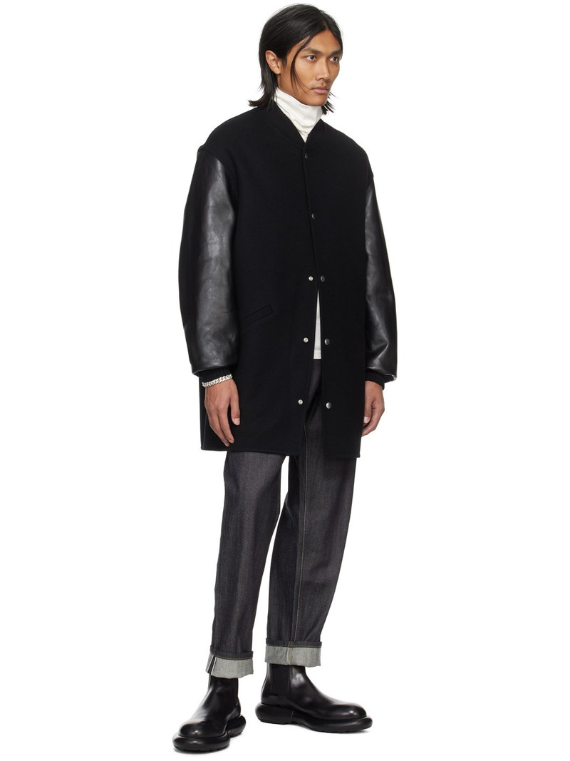 Jil Sander Black Paneled Coat outlook