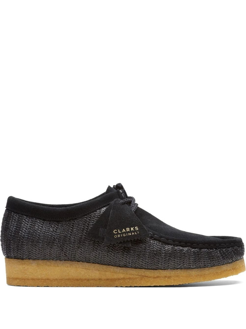 Wallabee raffia desert boots 1