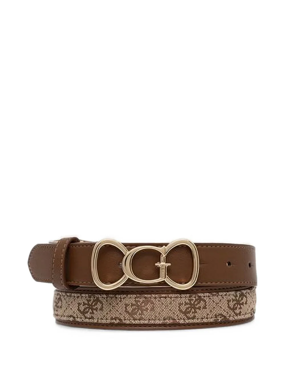 monogram-print reversible belt - 1