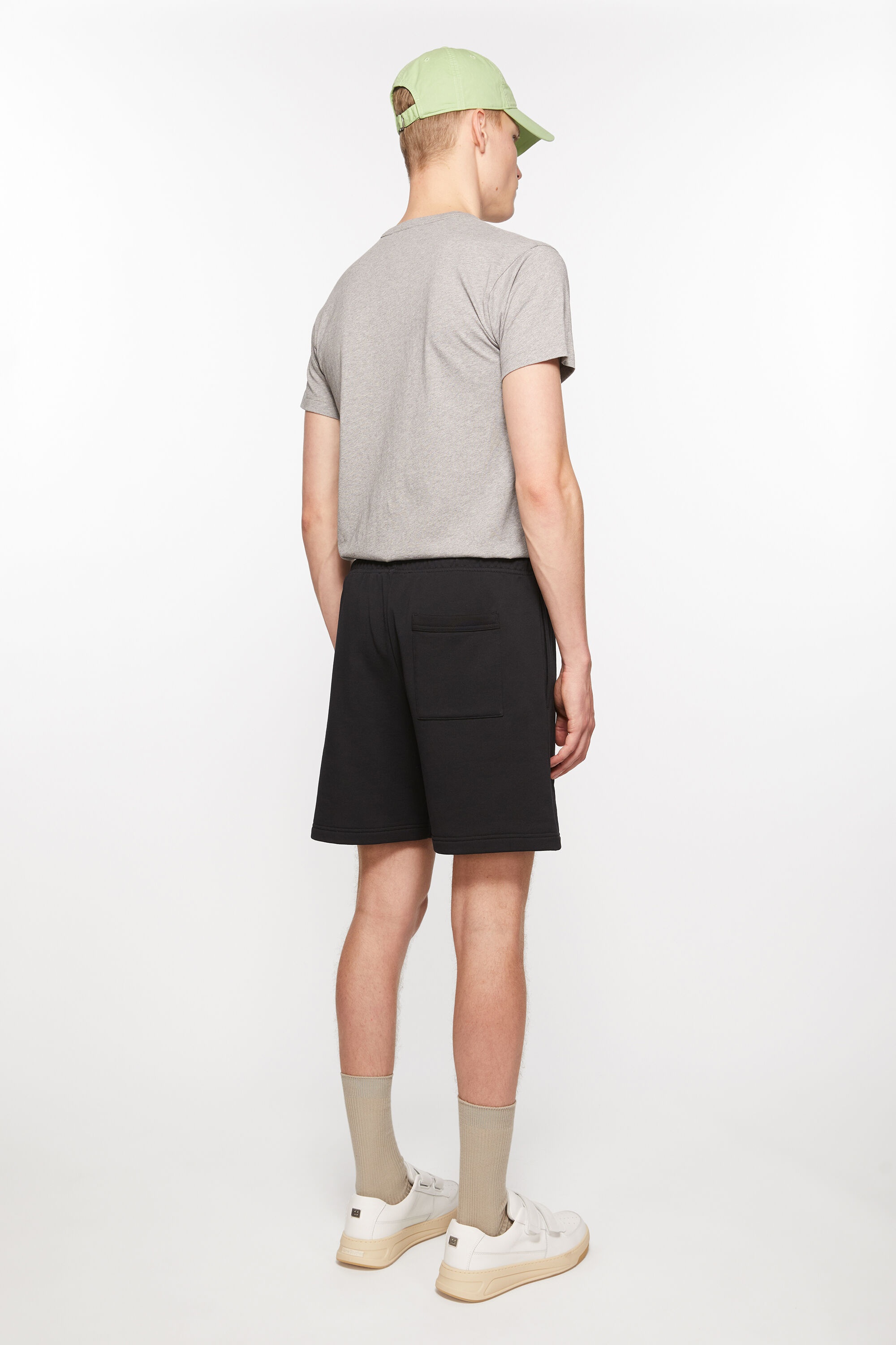 Fleece shorts - Black - 3