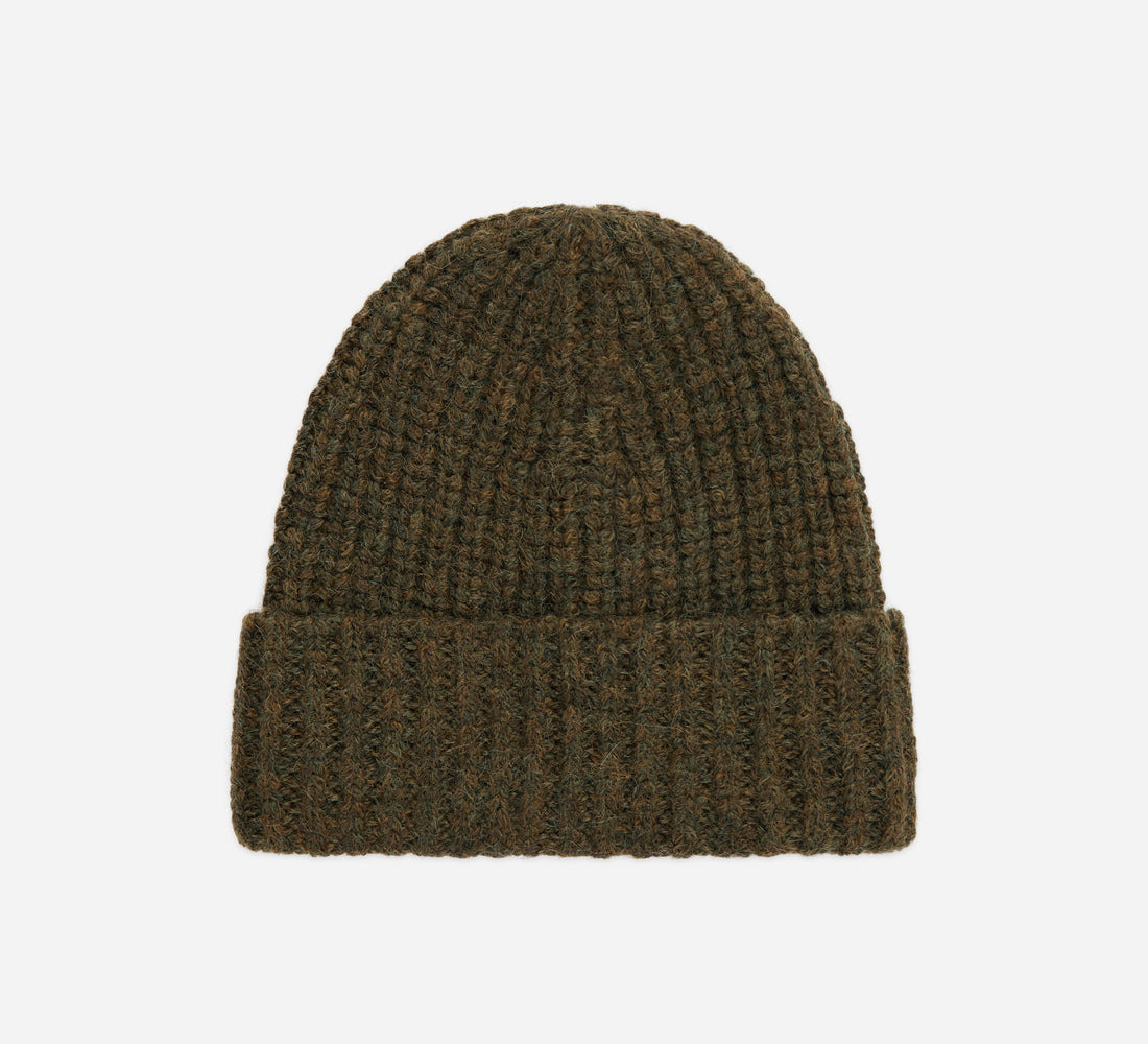 Alpaca Watch Cap - Forest - 1