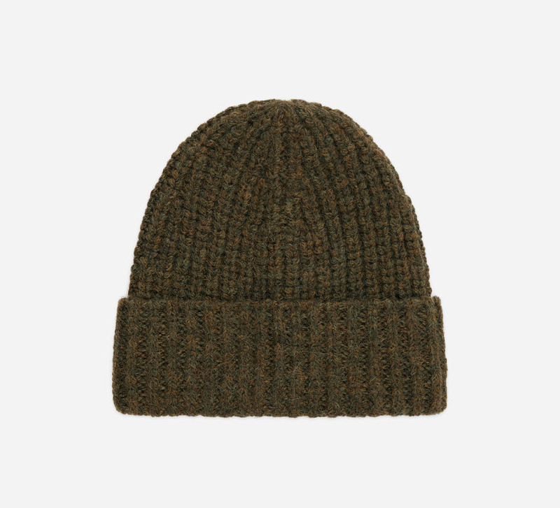 Alpaca Watch Cap - Forest 1