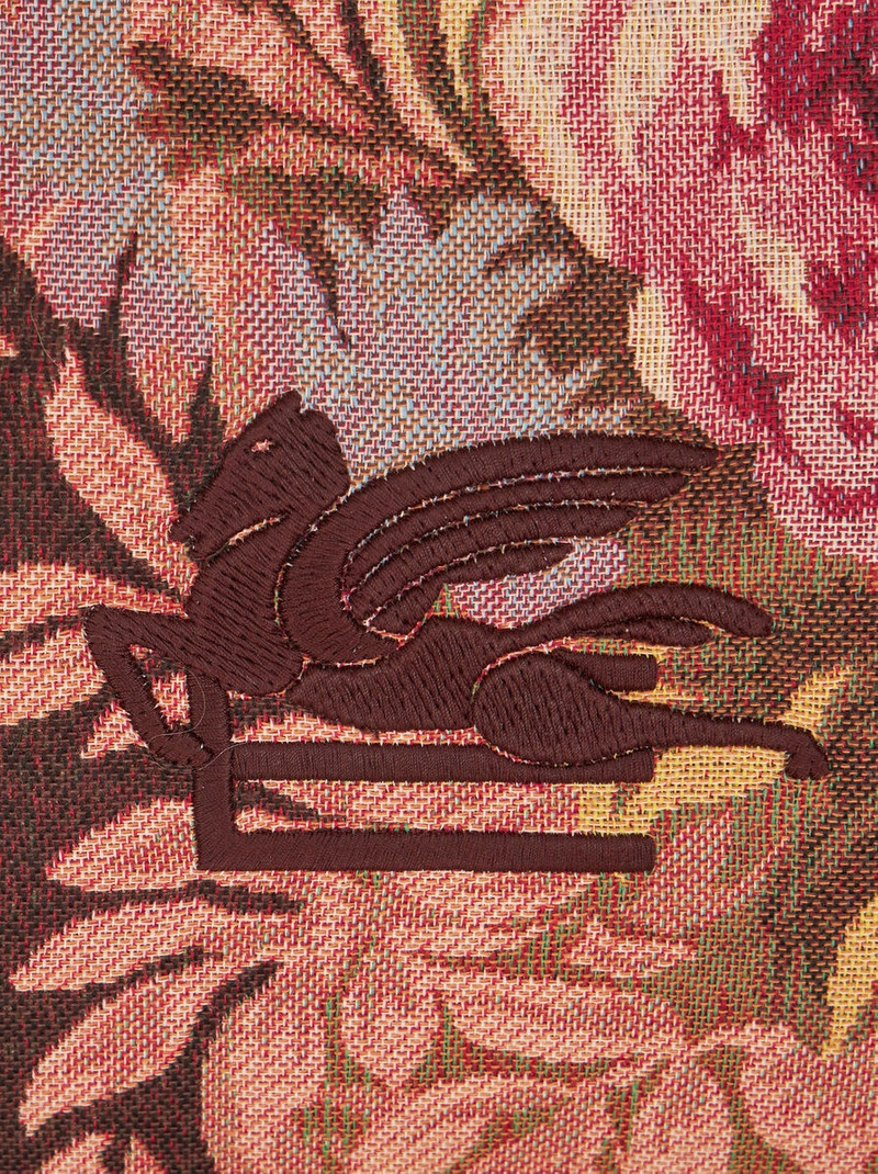 LARGE FLORAL POUCH 5