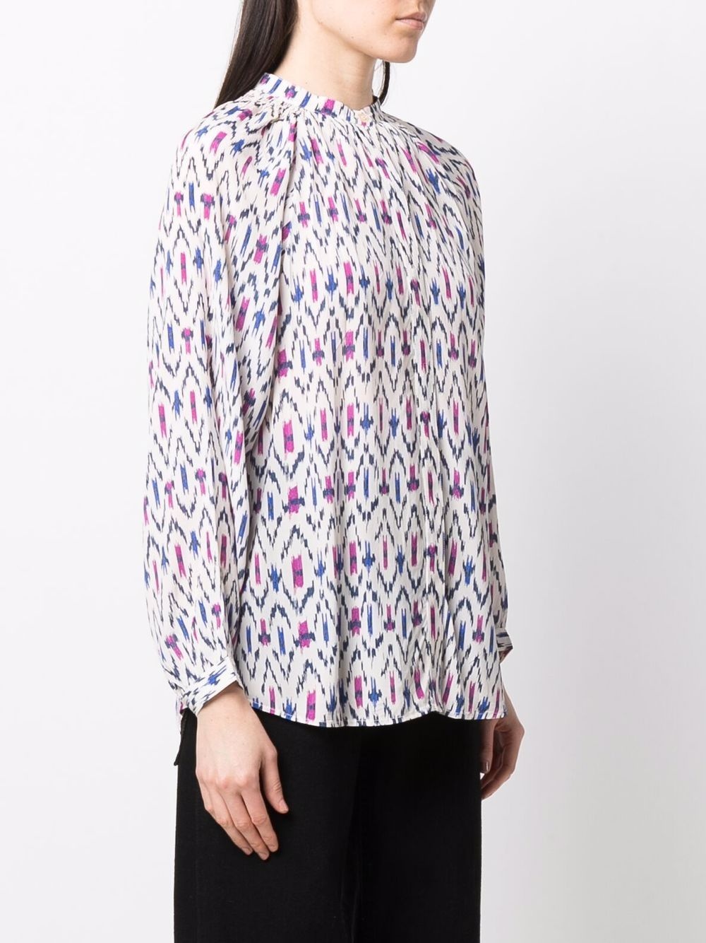 aurora geometric-print shirt - 6