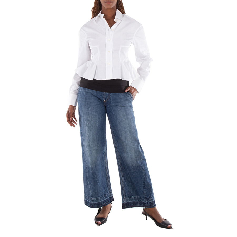 Stella McCartney Tuxedo-Inspired Denim Jeans - 2