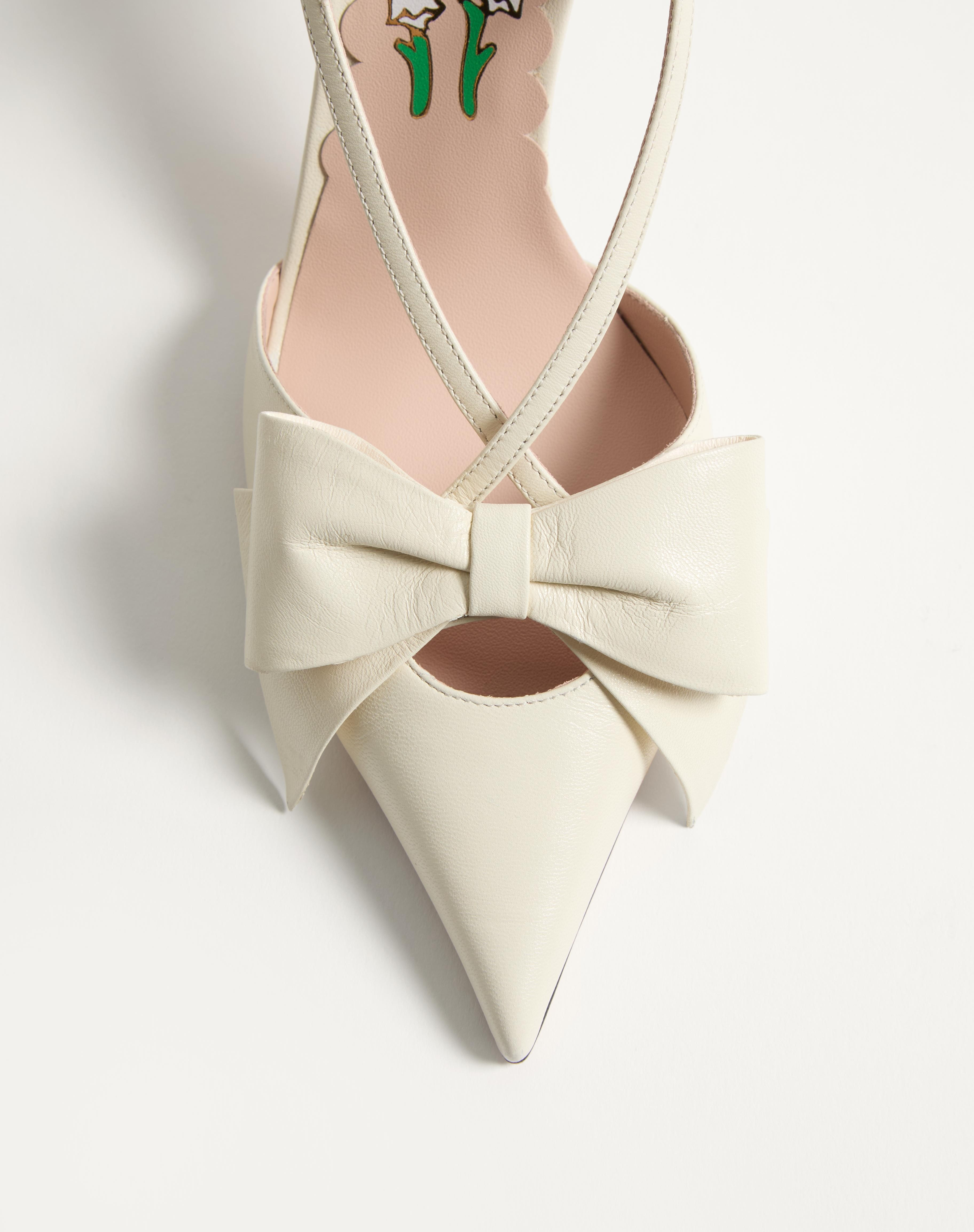 BOWOW SLINGBACK PUMPS IN KIDSKIN 85MM - 6