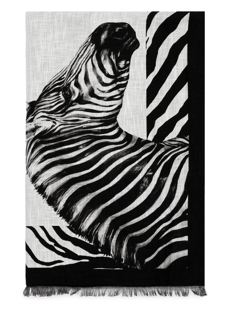 zebra-print 비치 타올 1