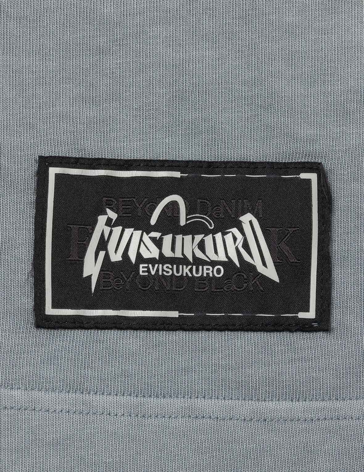 Seagull and Logo Embroidery Oversized Garment Dye T-Shirt - 6