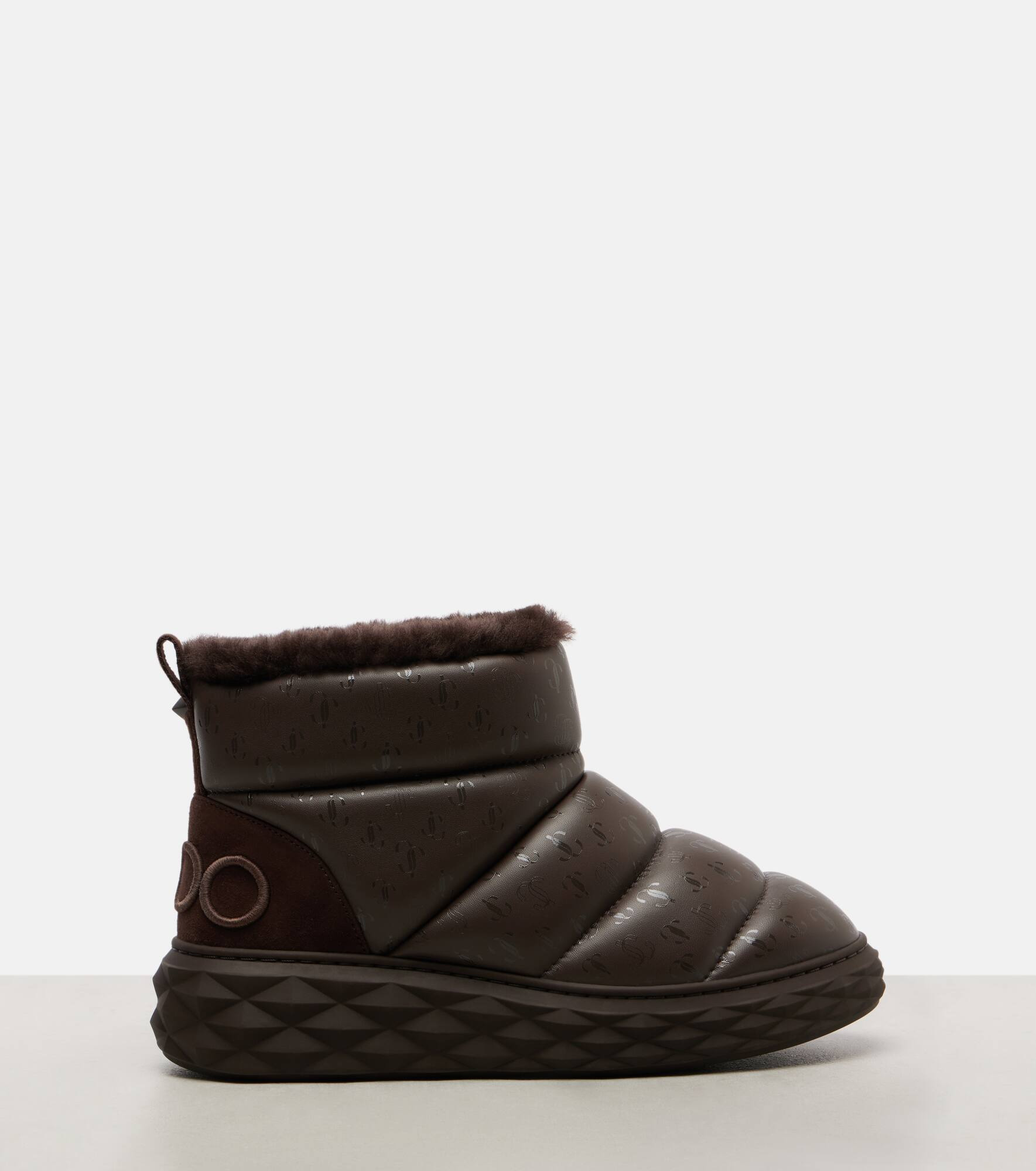 Xan shearling-lined leather snow boots - 4