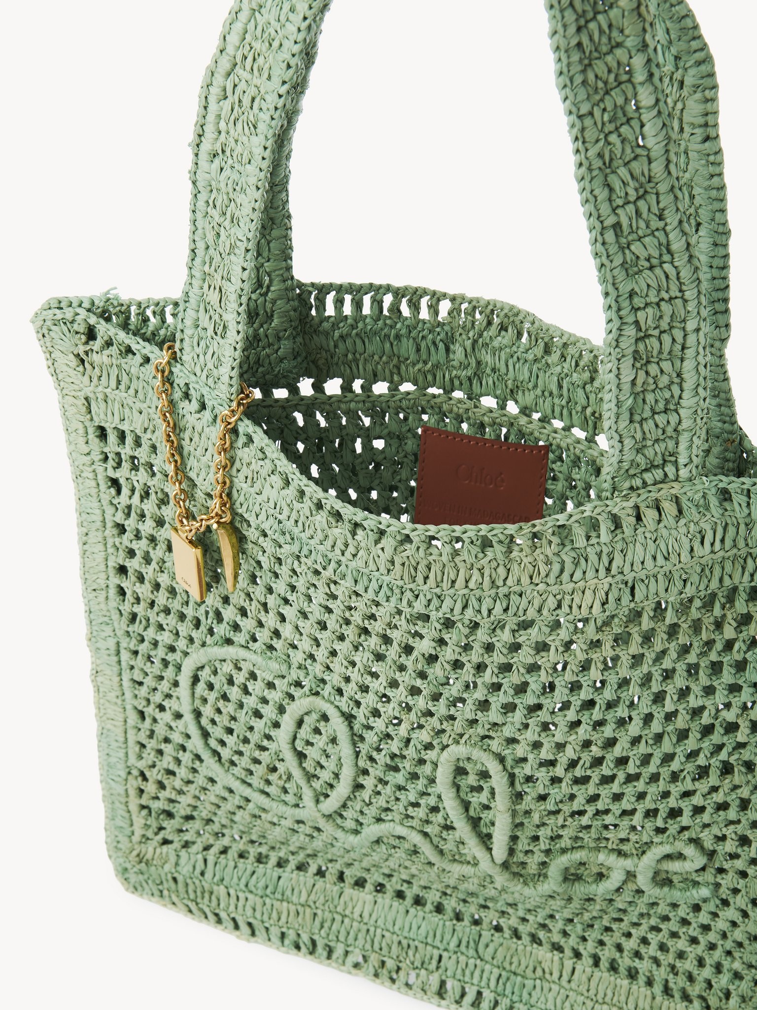 SUMMER BANANA TOTE BAG IN RAFFIA - 5