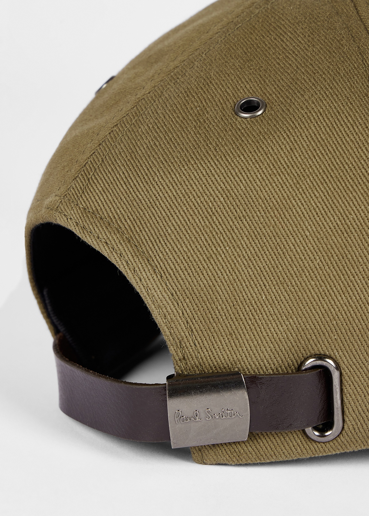 Khaki 'Signature Stripe' Trim Baseball Cap - 3