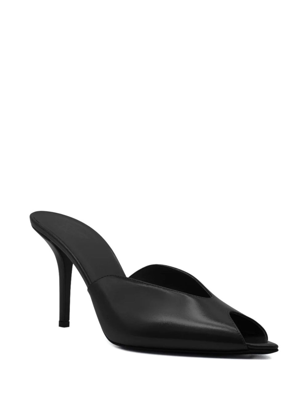 85mm leather mules - 2