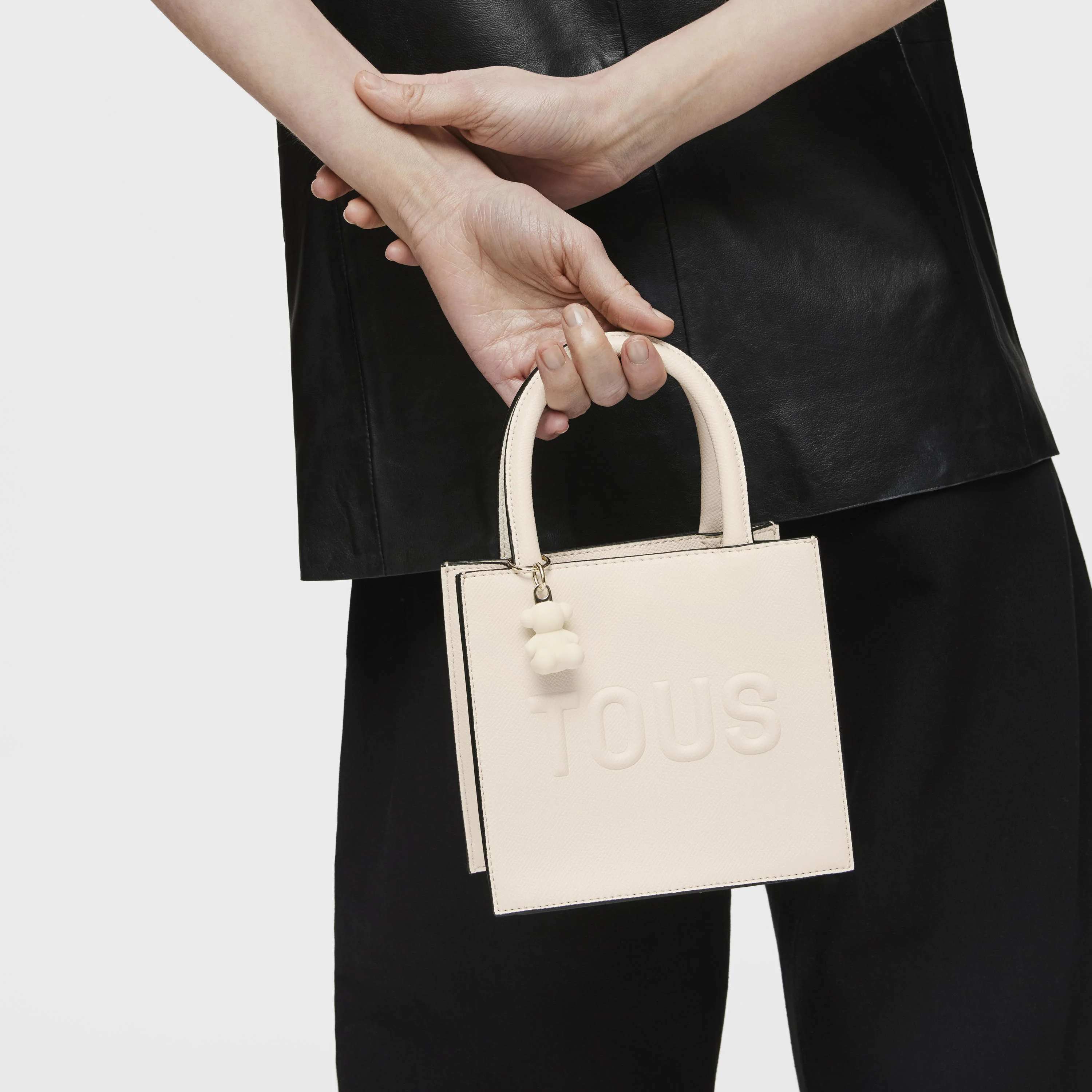 Beige Cube Minibag TOUS Brenda - 1
