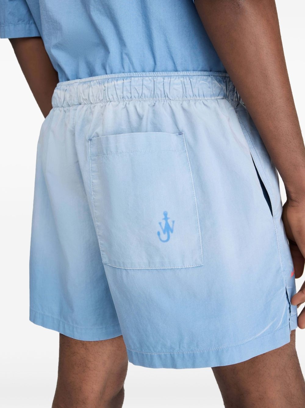 logo-print shorts - 4