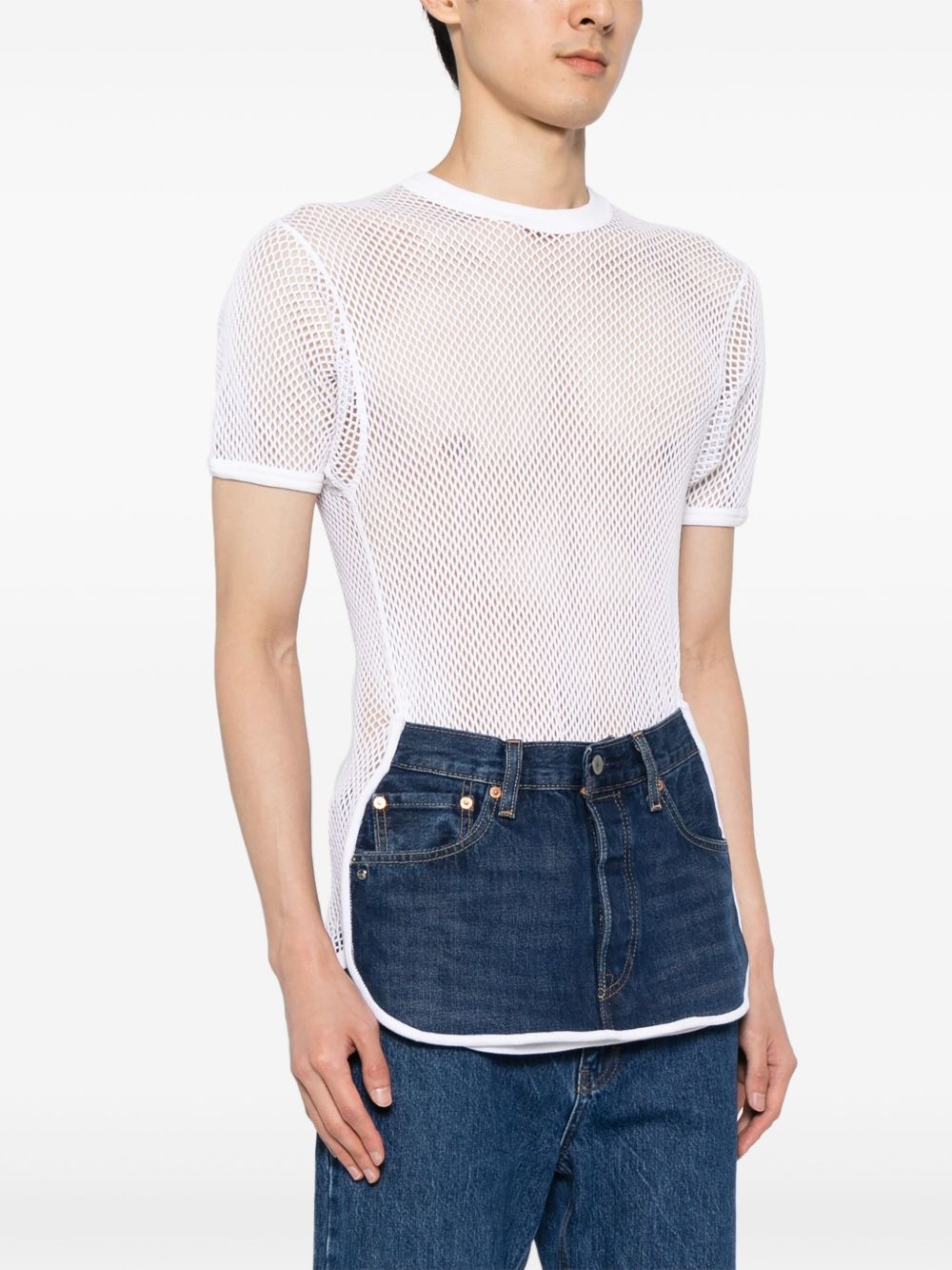 mesh short-sleeve T-shirt - 3