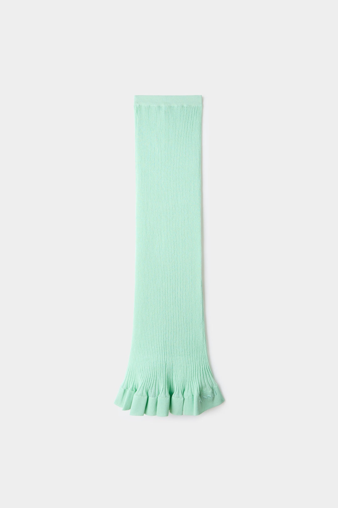 KNIT LONG SKIRT / light mint - 2