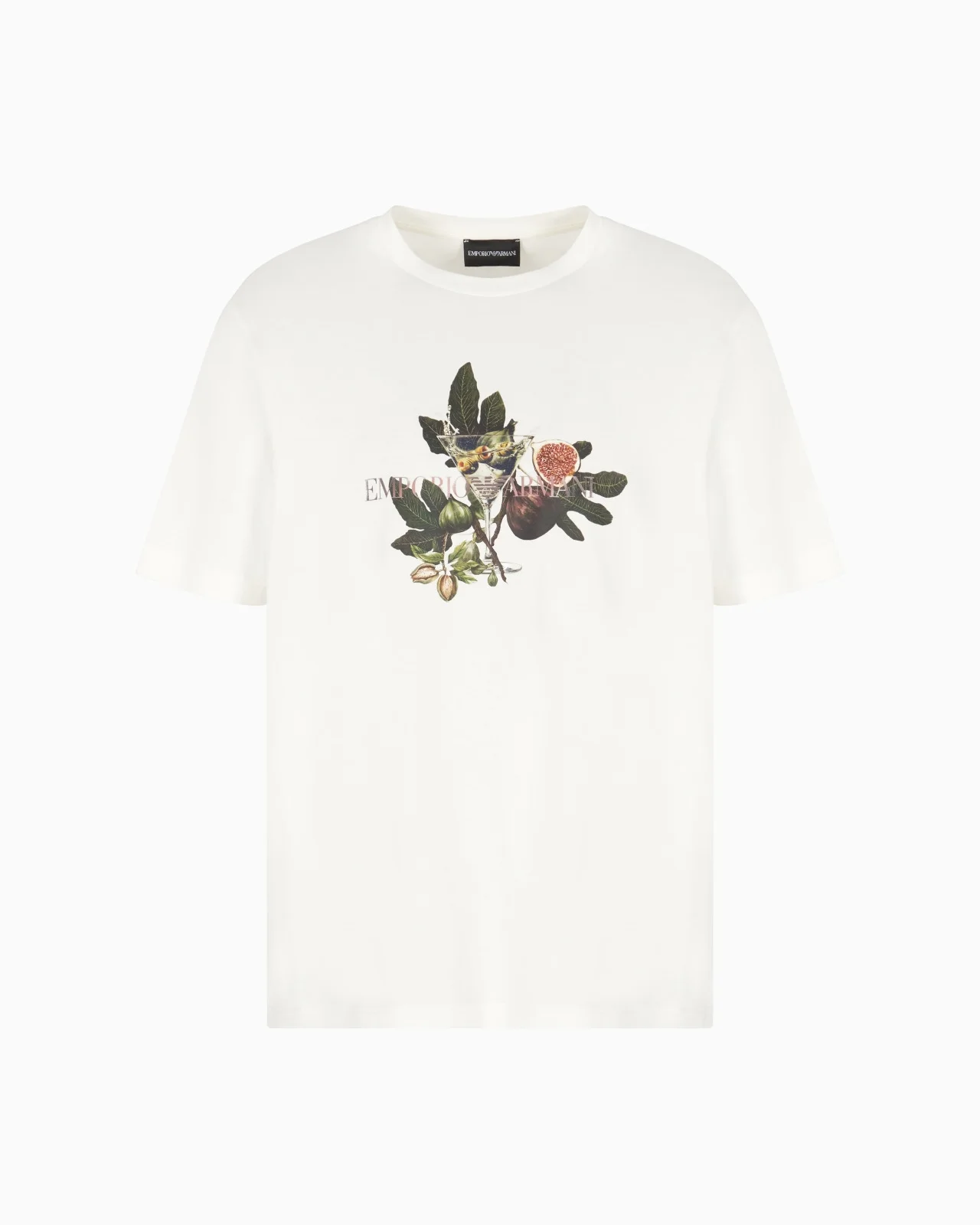 ASV JERSEY T-SHIRT WITH GOBLET AND FOLIAGE PRINT - 1