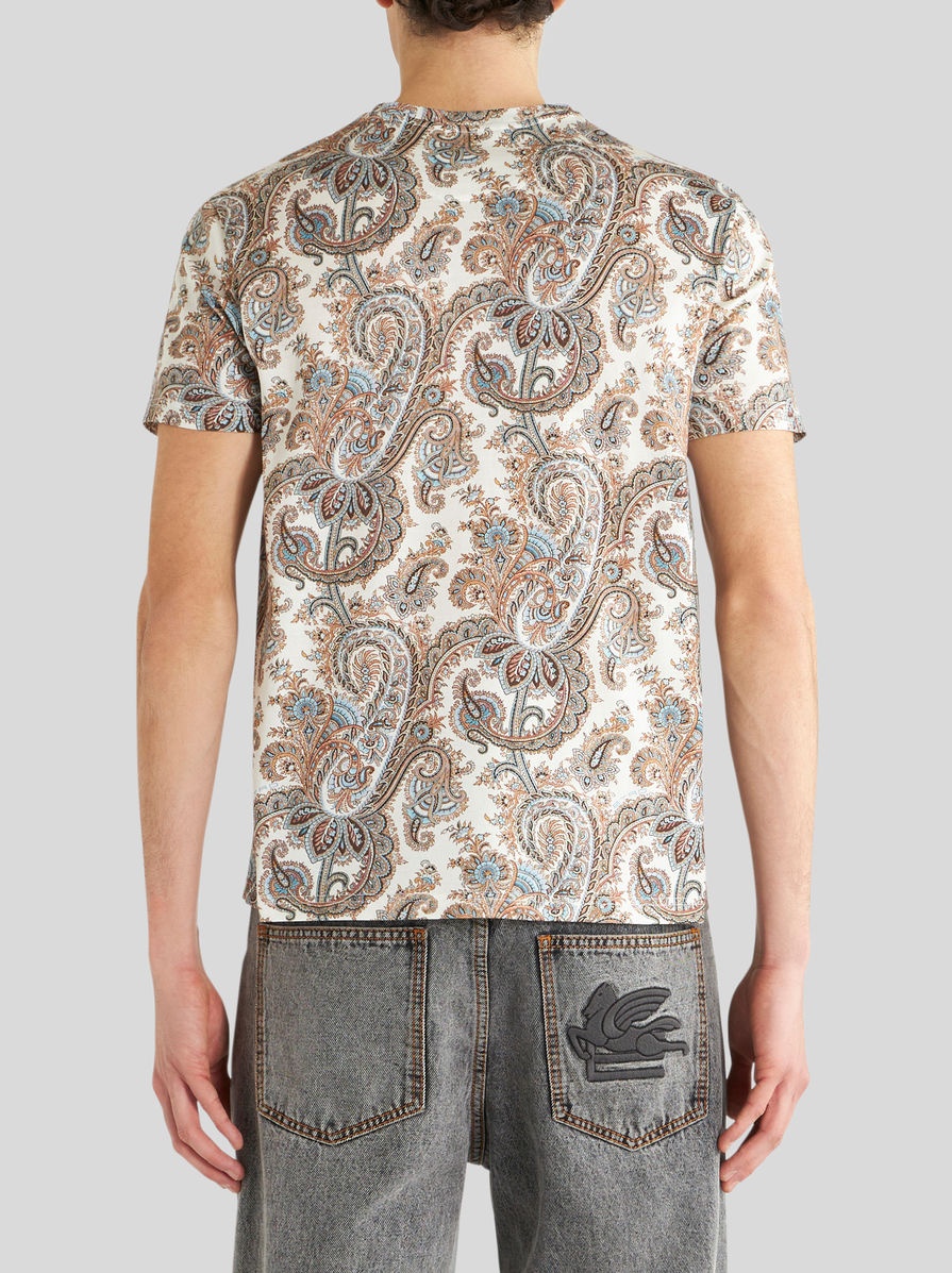 PAISLEY COTTON T-SHIRT - 4