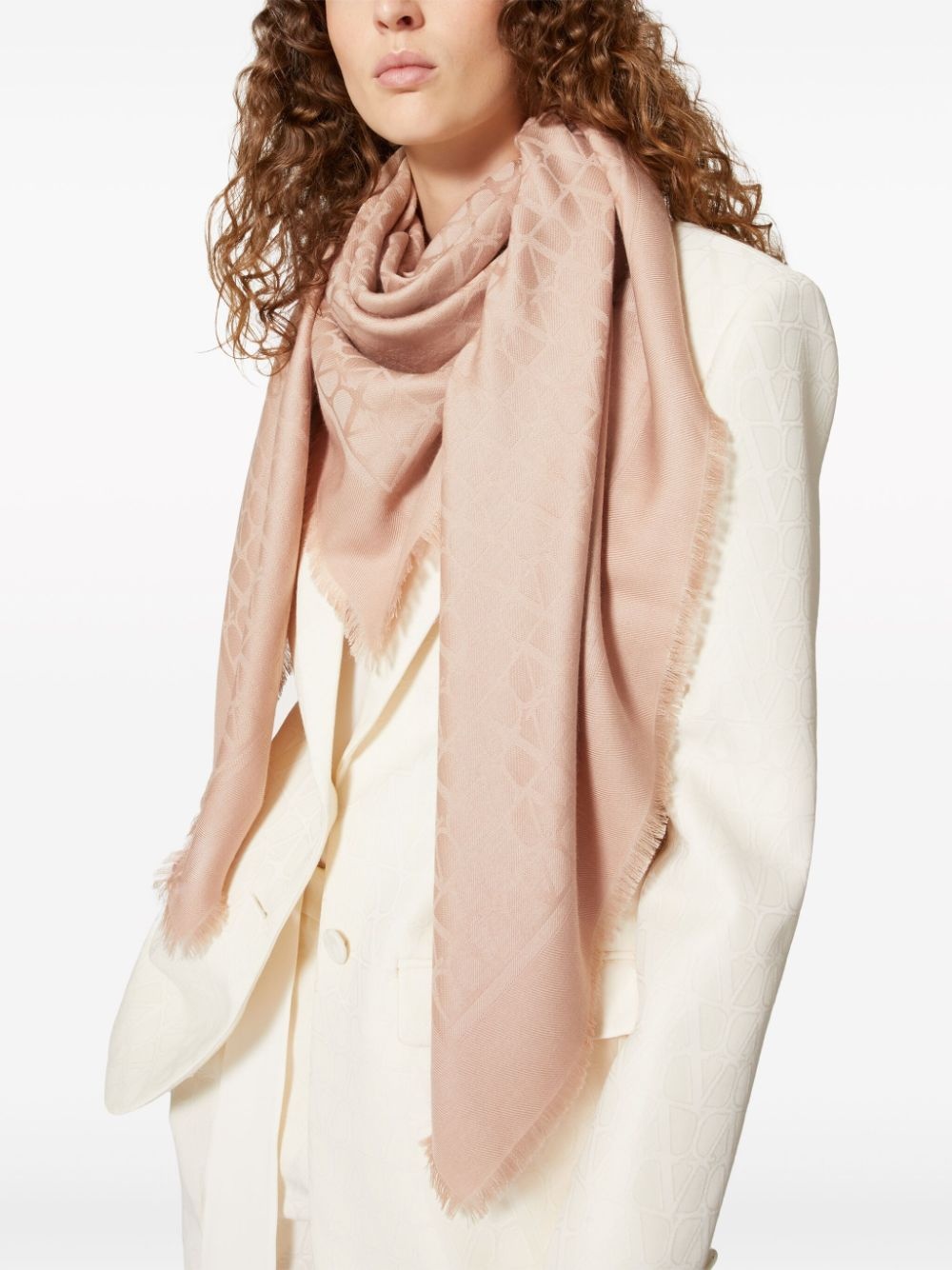 Toile Iconographe wool-silk shawl - 4
