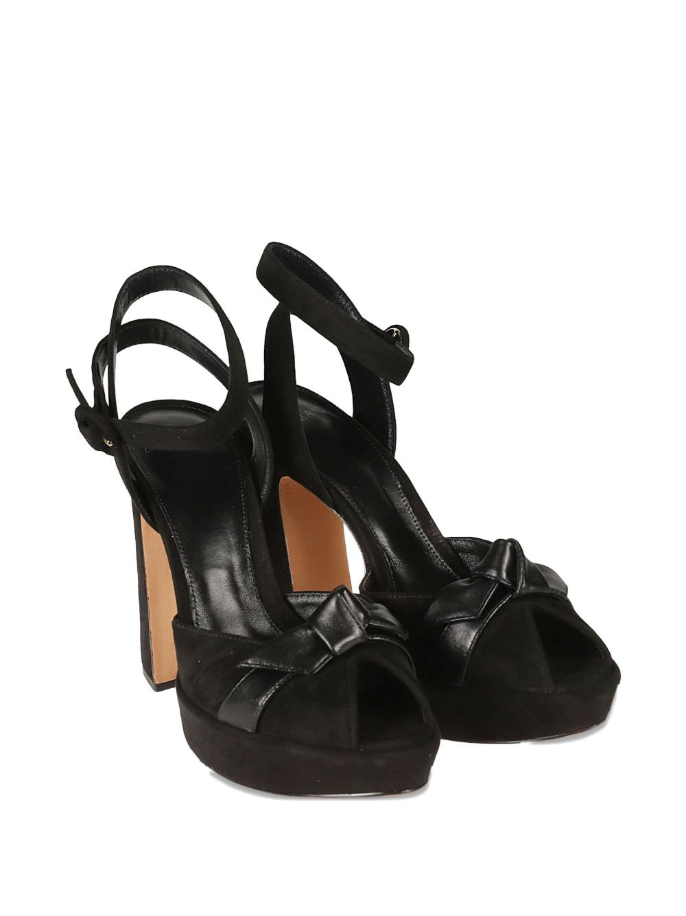 120mm bow-detail platform sandals - 3