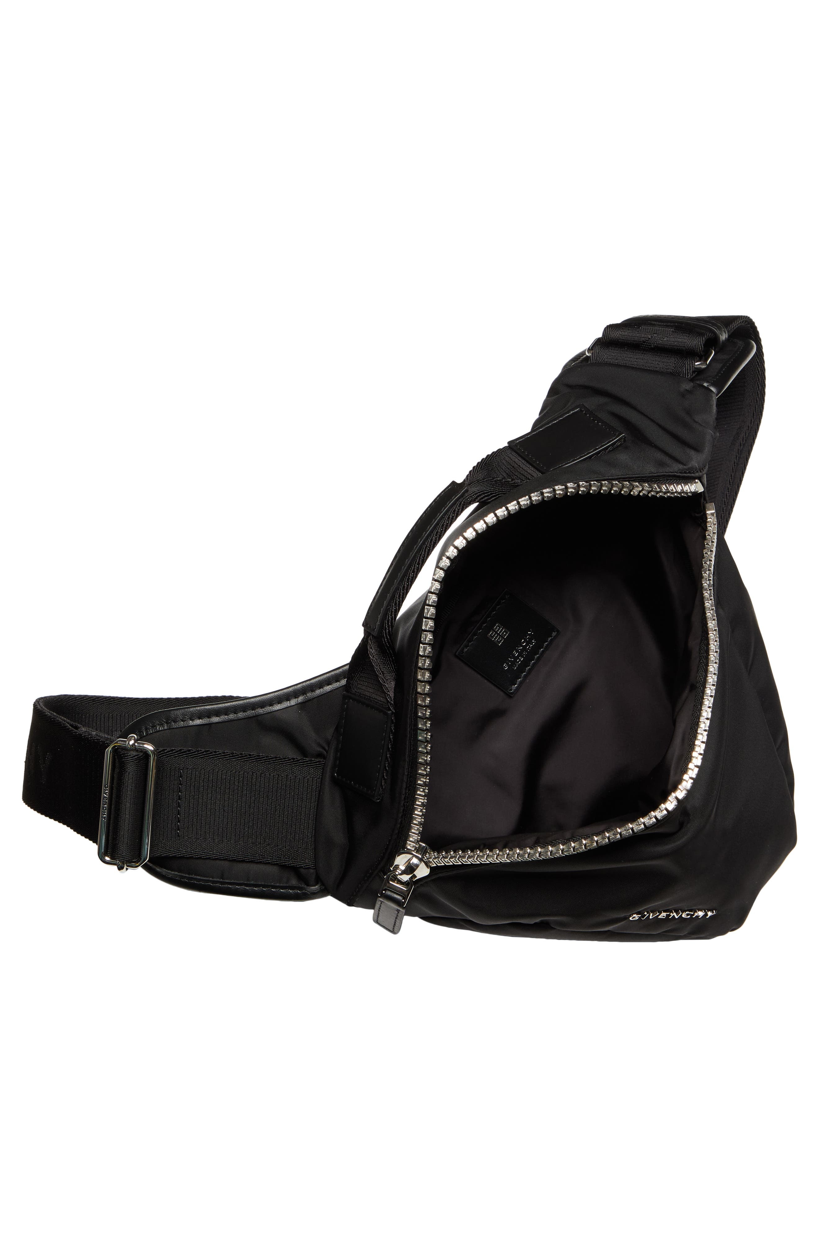 Givenchy Small G-Zip Triangle Sling Backpack in Black at Nordstrom - 3