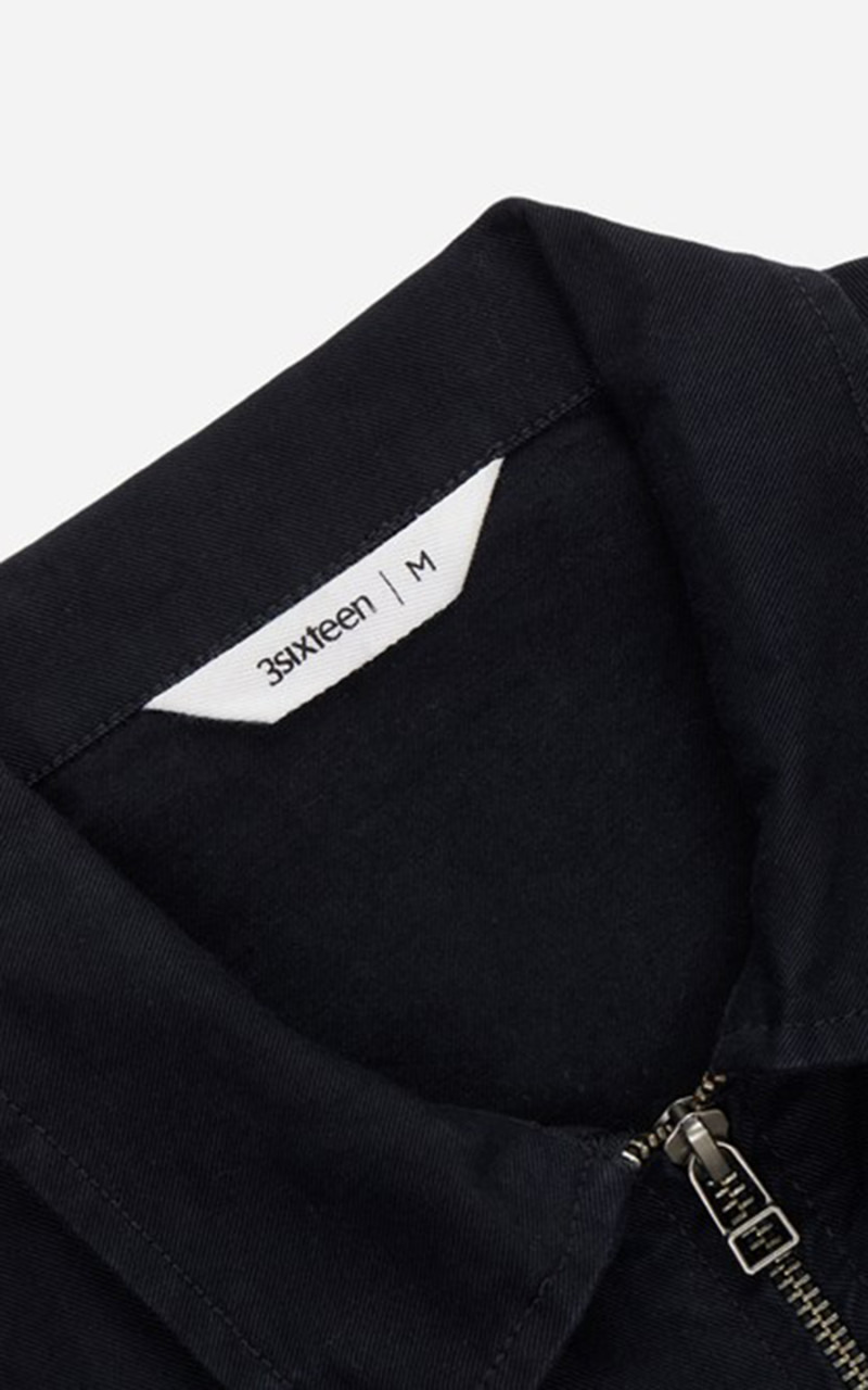 CLUB JACKET TWILL BLACK - 3