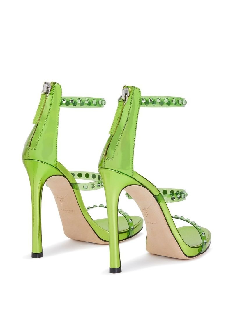 120mm crystal-embellished stiletto sandals - 3