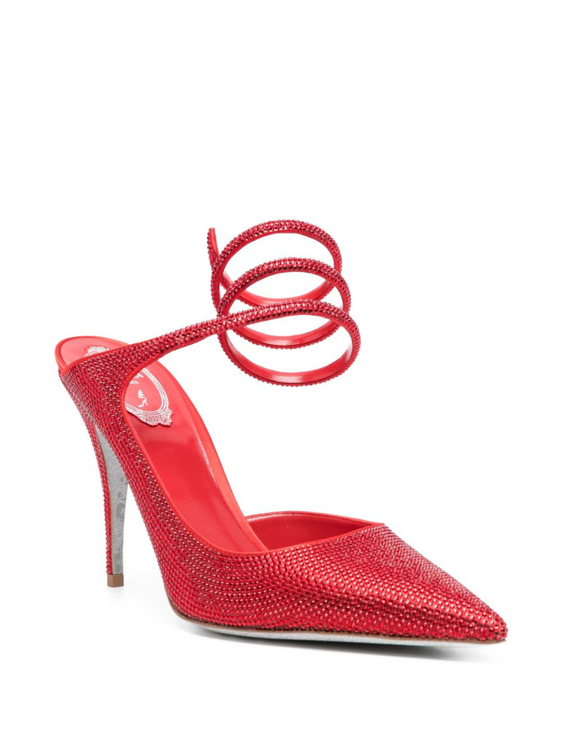 RENE CAOVILLA 100mm Cleo pumps outlook