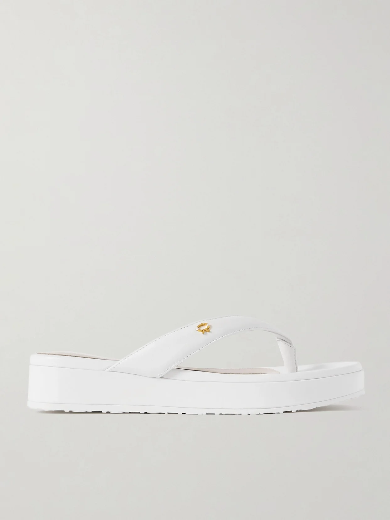 Tahiti Leather Platform Flip Flops - 1