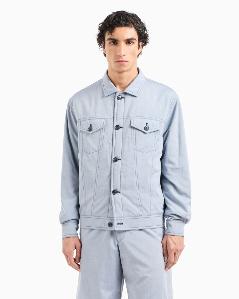 GIORGIO ARMANI BLOUSON IN SILK CANVAS outlook
