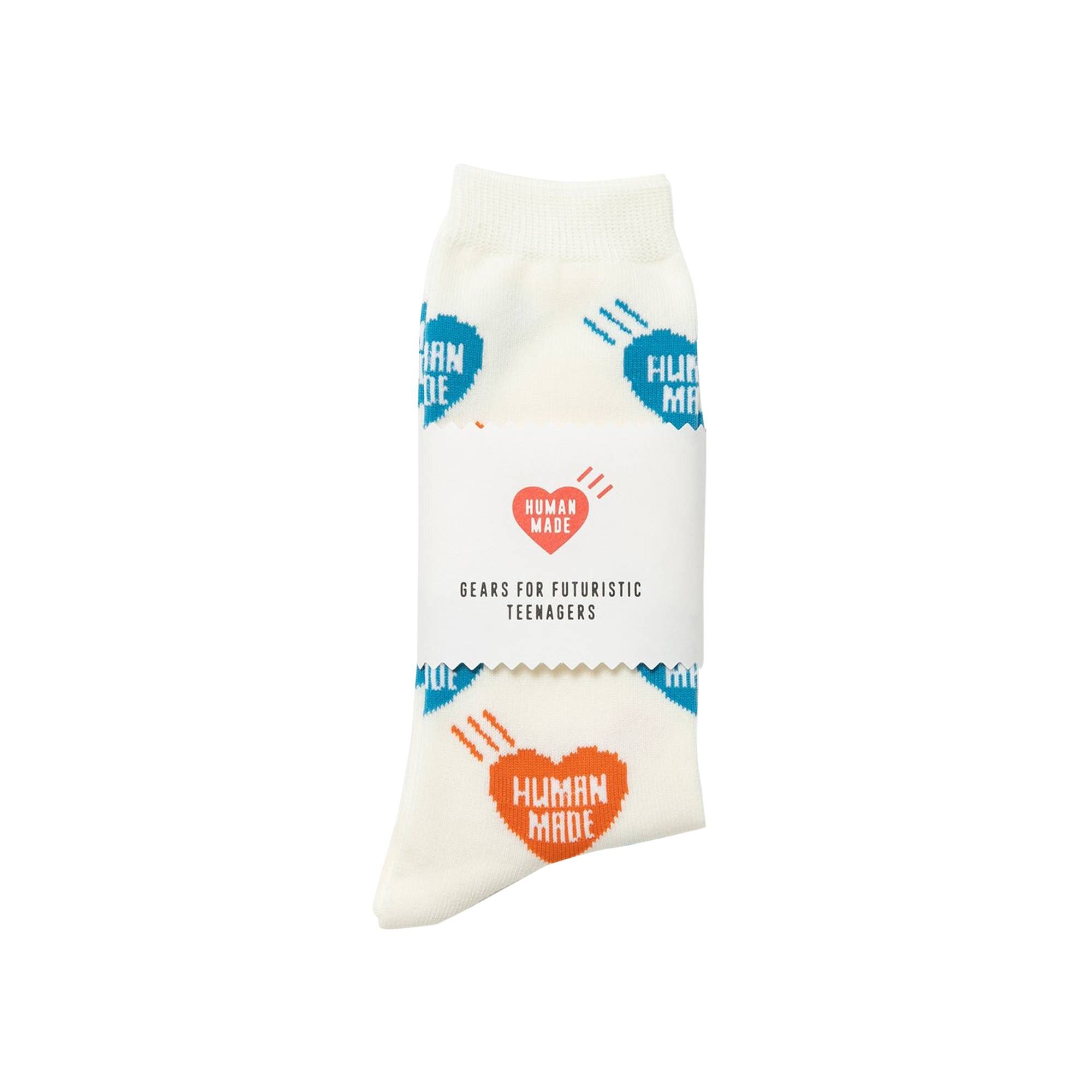 Human Made Heart Socks 'Orange' - 2