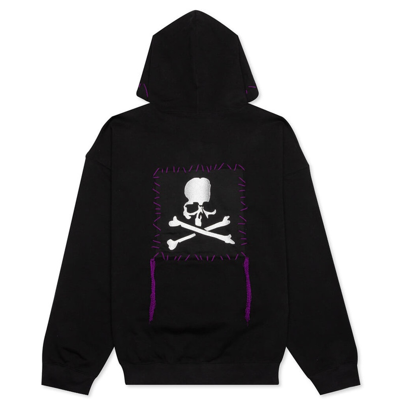 MASTERMIND WORLD MASTERMIND WORLD HAND STITCHED HOODIE - BLACK outlook