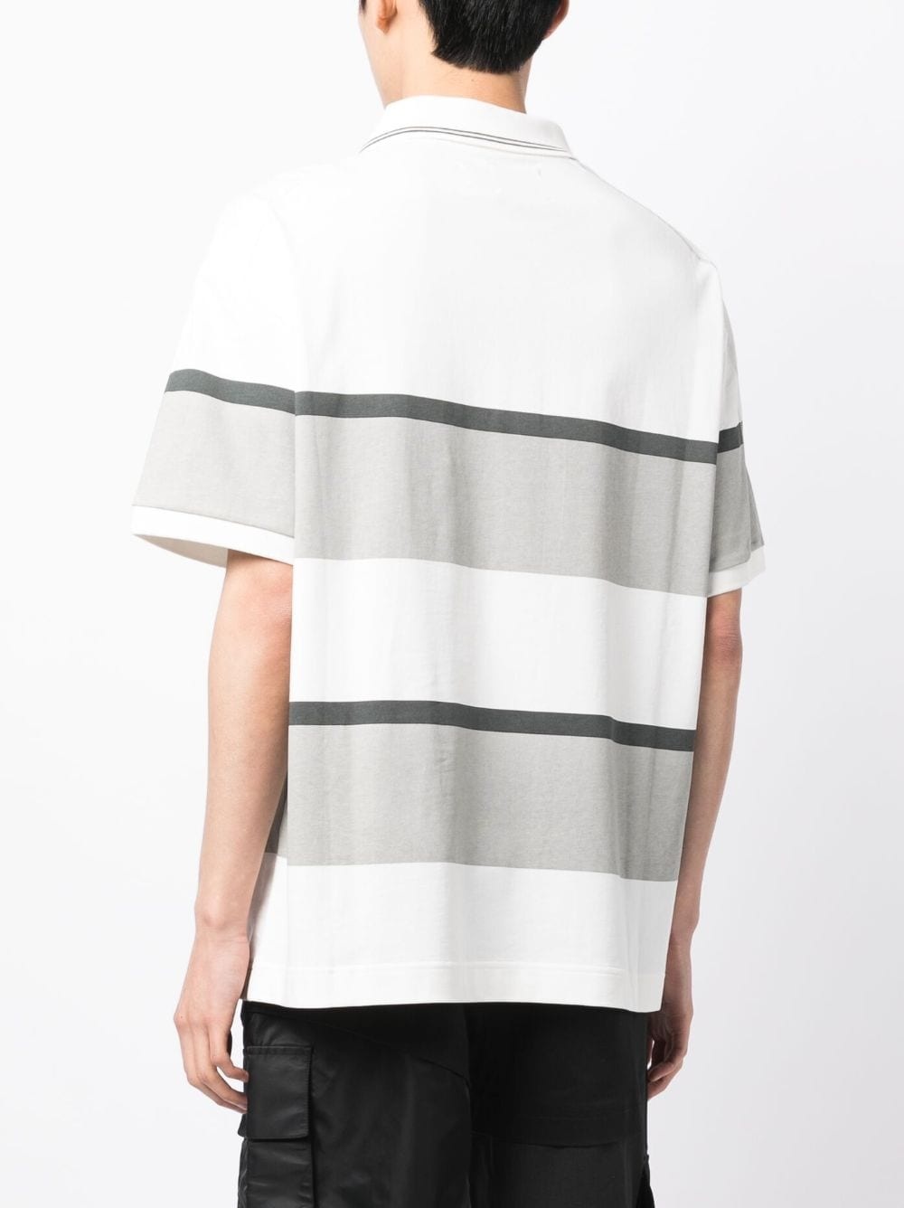 striped cotton polo shirt - 4