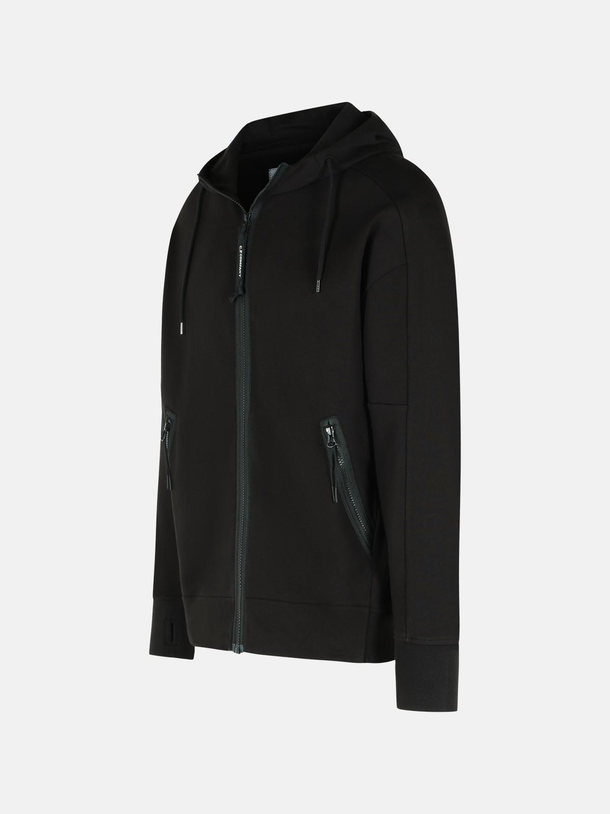 BLACK COTTON SWEATSHIRT - 2